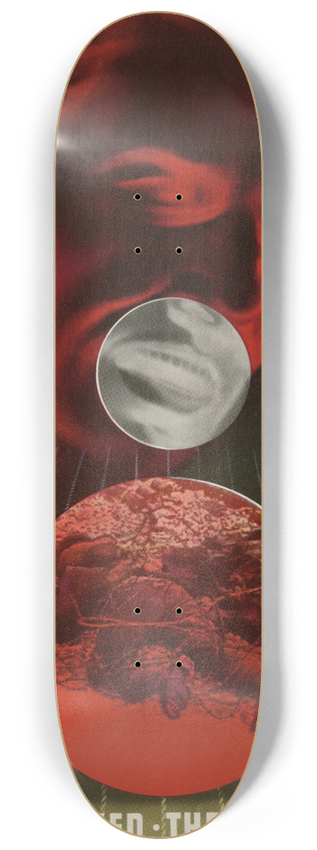 Abram Games - He Talked  They Died 8.25 inch art skate deck