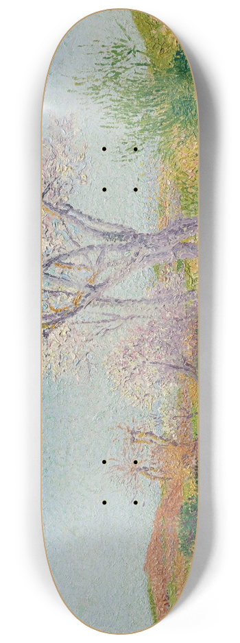 Achille Laug - La Route Aux Amandiers Fleuris 8.25 inch art skate deck