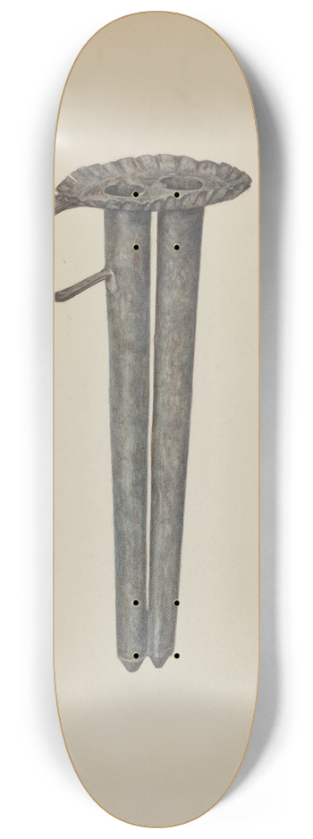 Ada Borre - Candle Mold 8.25 inch art skate deck