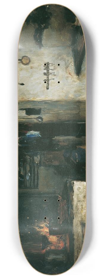 Adalbert Franz Seligmann - Rauchkche 8.25 inch art skate deck