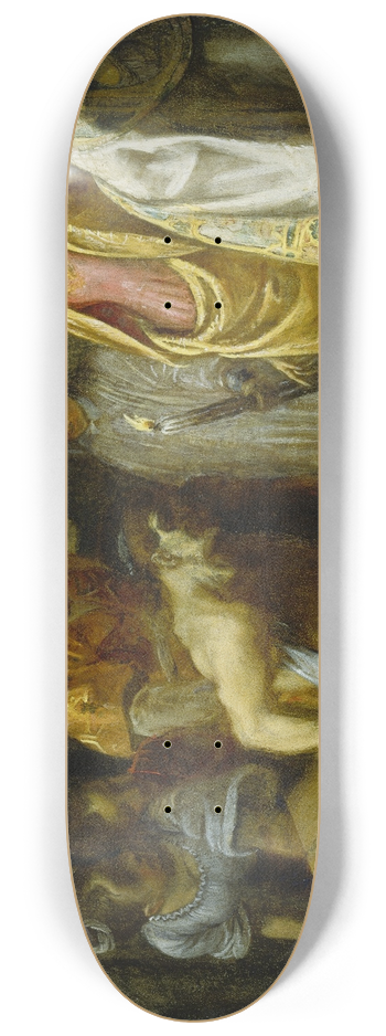 Adam Elsheimer - The Testing of the Cross 8.25 inch art skate deck
