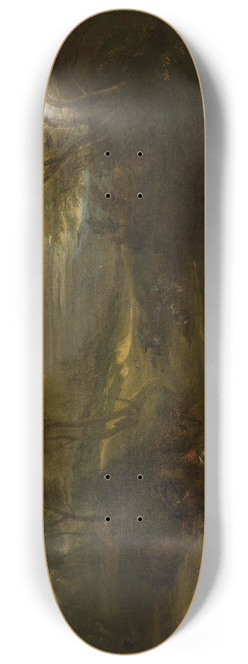 Adam Frans van der Meulen - A battle scene 8.25 inch art skate deck