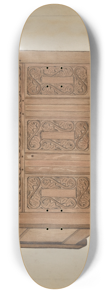 Ada V. May - Chest 8.25 inch art skate deck