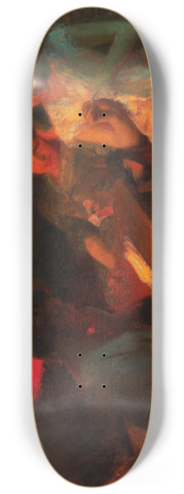 Albert Ritzberger - Bei der Handarbeit 8.25 inch art skate deck