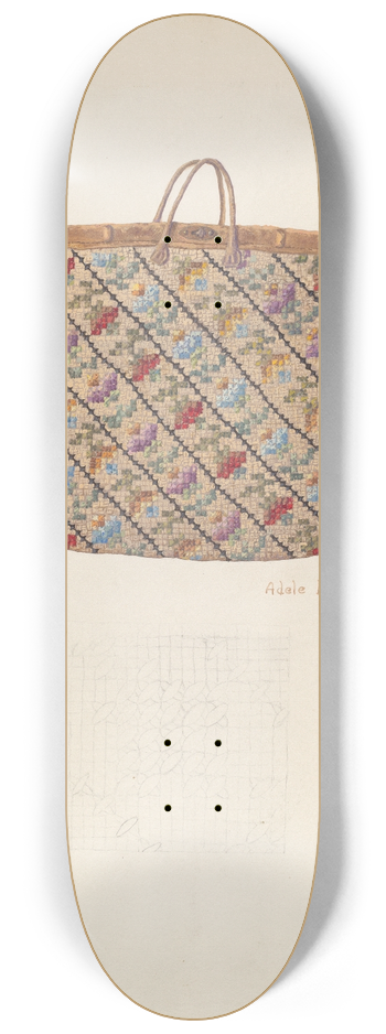 Adele Brooks - Carpet Bag 8.25 inch art skate deck