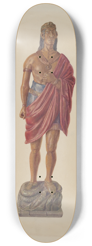 Adele Brooks - Cigar Store Indian 8.25 inch art skate deck