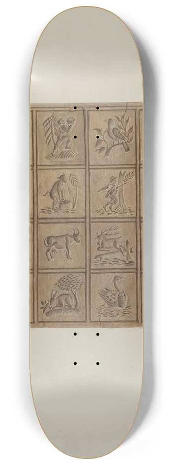 Adele Brooks - Pa. German Cookie Cutter 8.25 inch art skate deck