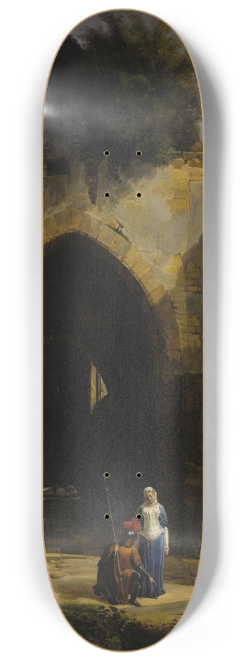 Francois Barthlmy Augustin Desmoulins - Ancestral Grounds 8.25 inch art skate deck