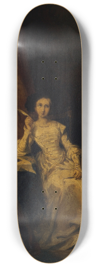 Adle-Anas Colin - Portrait dune actrice 8.25 inch art skate deck