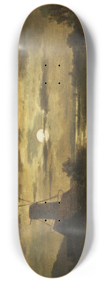 Adolf Chwala - Mhle im Mondschein 8.25 inch art skate deck