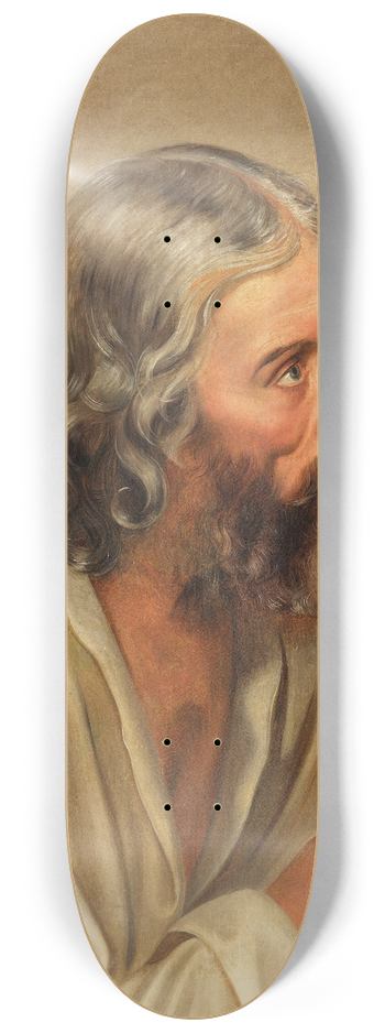 Adolf Gottlob Zimmermann - Berportrait 8.25 inch art skate deck