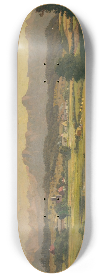Adolf Heinrich Lier - Landschaft bei Murnau 8.25 inch art skate deck