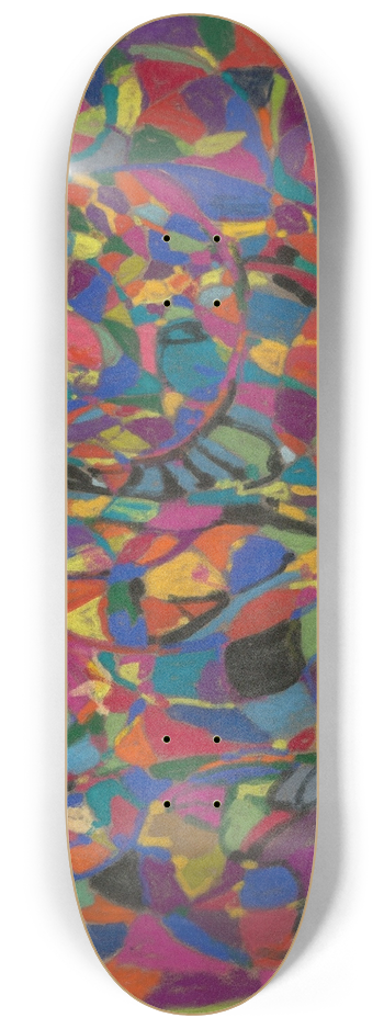 Adolf Hlzel - Dynamische Kreisrhythmen 8.25 inch art skate deck