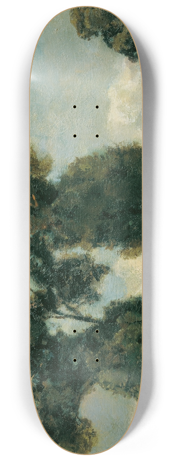 Adolf Hlzel - Silberpappeln 8.25 inch art skate deck