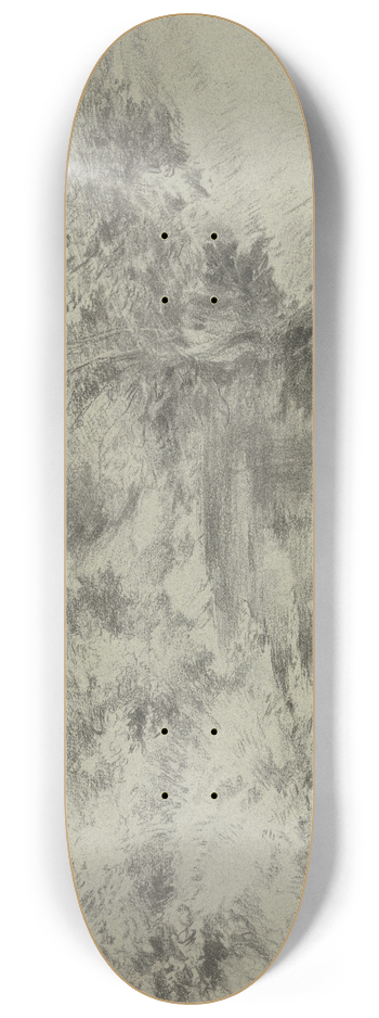 Adolf Hoeffler - Stream near Hofheim 8.25 inch art skate deck