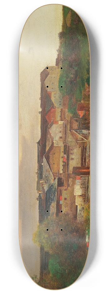Adolf Obermllner - Wehr Am Fluss 8.25 inch art skate deck