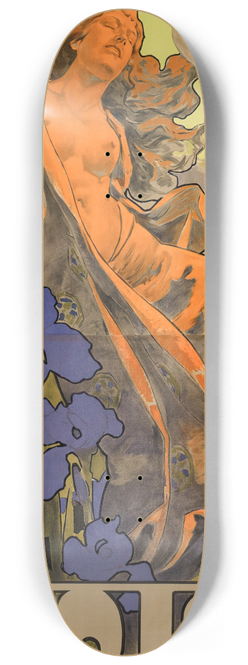Adolfo Hohenstein - Iris, Musica Di P.Mascagni 8.25 inch art skate deck