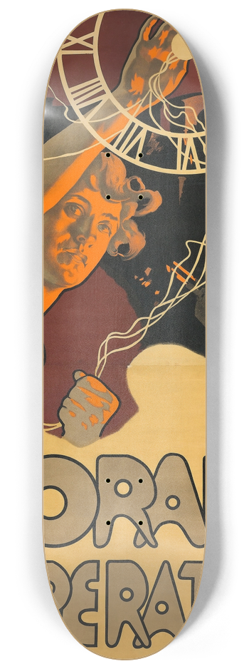Adolfo Hohenstein - Time Cooperative 8.25 inch art skate deck