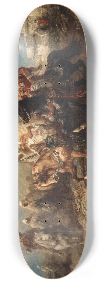 Adolf Schreyer - Arabs 8.25 inch art skate deck