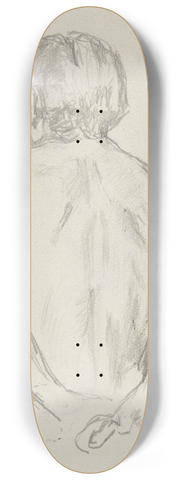 Adolf Sternschuss - pakt stojcego tyem mczyzny 8.25 inch art skate deck