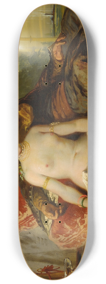 Adolphe Alexandre Dillens - The Favorite 8.25 inch art skate deck