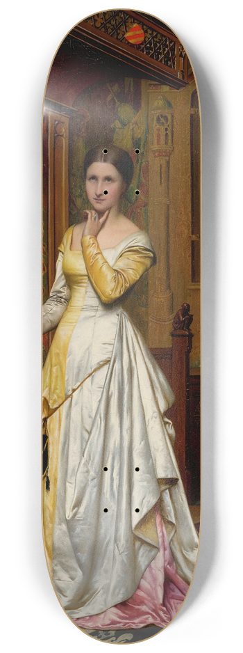 Adolphe-Alexandre Lesrel - Contemplation 8.25 inch art skate deck