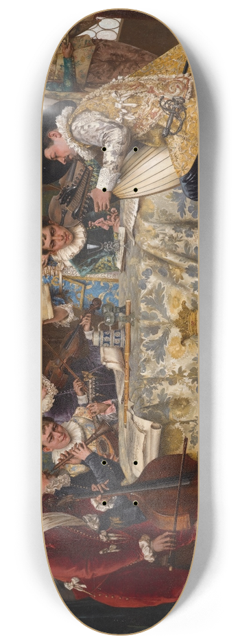 Adolphe-Alexandre Lesrel - The Practice Recital 8.25 inch art skate deck