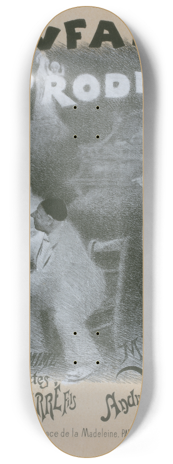 Adolphe Lon Willette - lEnfant prodigue 8.25 inch art skate deck