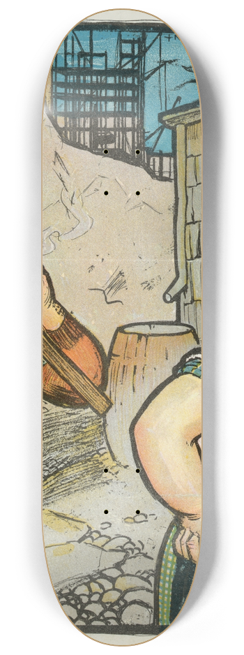 Frank Arthur Nankivell - Needed the money 8.25 inch art skate deck