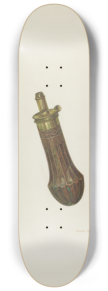 Adolph Opstad - Powder Flask 8.25 inch art skate deck