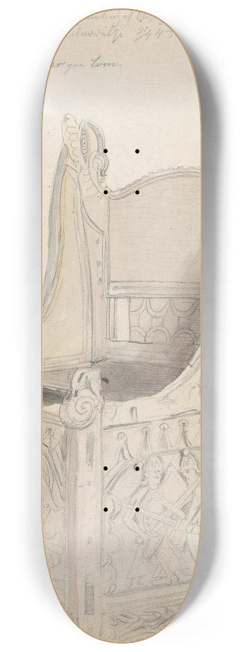 Adolph Tidemand - Blakerstolen 8.25 inch art skate deck