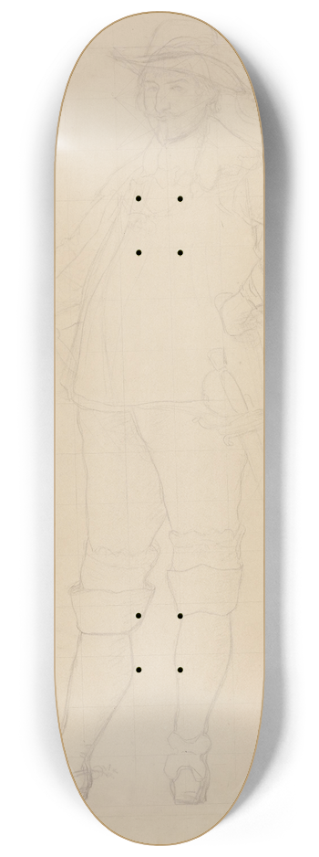 Adolph Tidemand - Christian IV 8.25 inch art skate deck