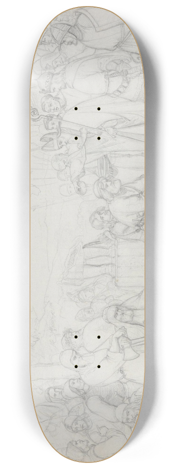 Adolph Tidemand - Dale Gudbrands dp 8.25 inch art skate deck