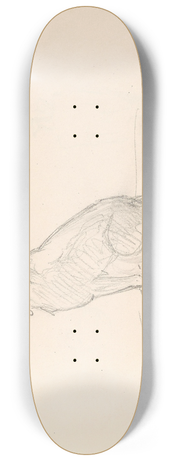 Adolph Tidemand - Dog 8.25 inch art skate deck