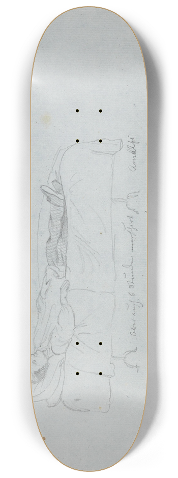 Adolph Tidemand - Emil, Amalfi 8.25 inch art skate deck