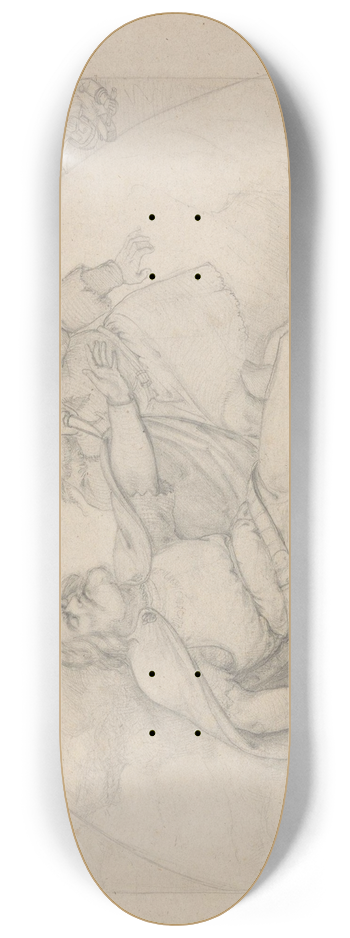 Adolph Tidemand - Hkon Jarl og Karker 8.25 inch art skate deck