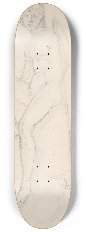 Adolph Tidemand - Hyrde, etter Bertel Thorvaldsen 8.25 inch art skate deck
