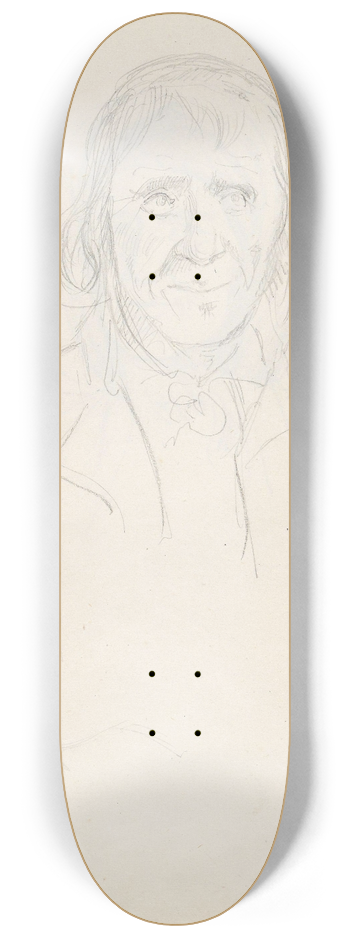 Adolph Tidemand - Mannsportrett 8.25 inch art skate deck