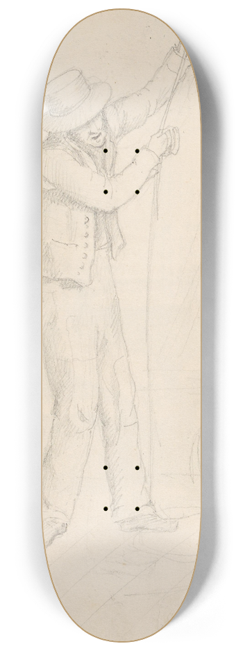 Adolph Tidemand - Peder Nielsen 8.25 inch art skate deck