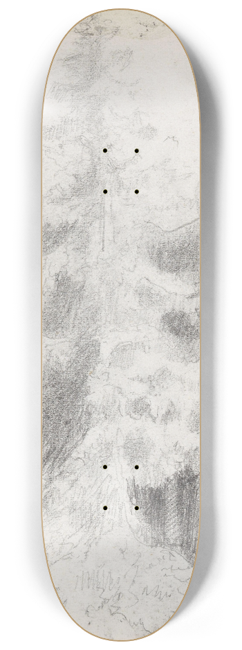 Adolph Tidemand - Trestudie, Hen 8.25 inch art skate deck