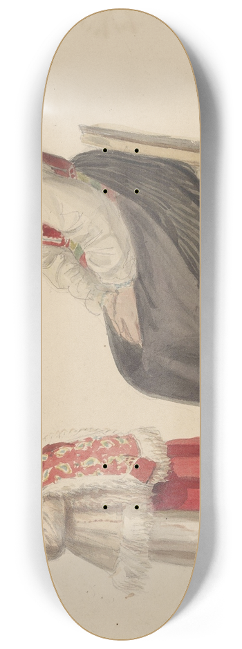 Adolph Tidemand - Vinterdrakt, Mora 8.25 inch art skate deck