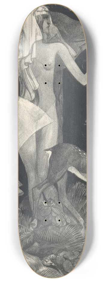 Adriaan van't Hoff - Aan de bron 8.25 inch art skate deck