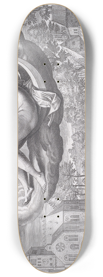 Adriaen Collaert - Evening 8.25 inch art skate deck