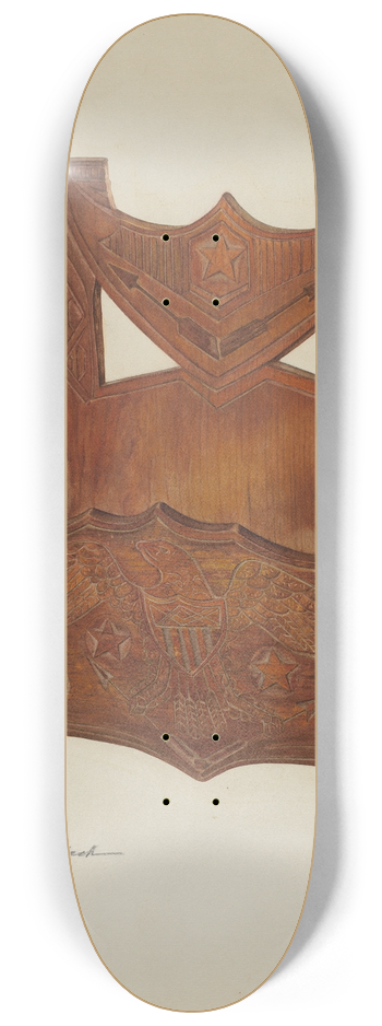 Frank Budash - Hanging Comb Rack 8.25 inch art skate deck