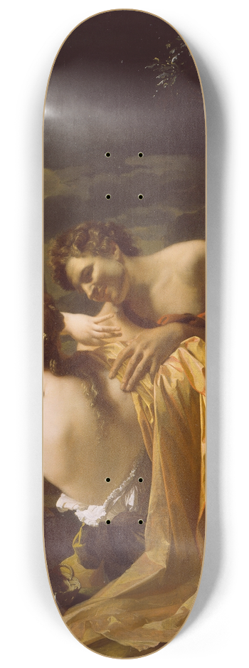 Adriaen van der Werff - Shepherd and Shepherdess 8.25 inch art skate deck