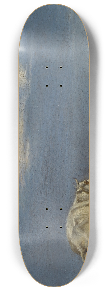 Adriaen van de Velde - Cows on Pasture 8.25 inch art skate deck