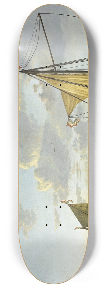 Aelbert Cuyp - The Maas at Dordrecht 8.25 inch art skate deck