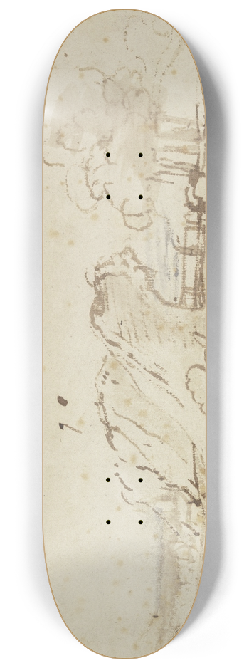 Aert de Gelder - Landscape 8.25 inch art skate deck
