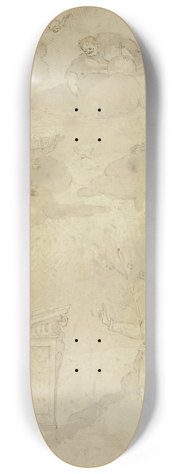 After Andrea Boscoli - Annunciation 8.25 inch art skate deck
