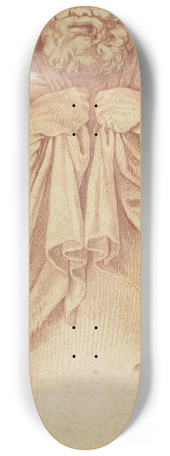 After Annibale Carracci - Term 8.25 inch art skate deck